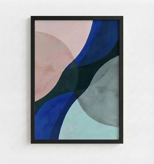 Geometric Modern Abstract Wall Art Print